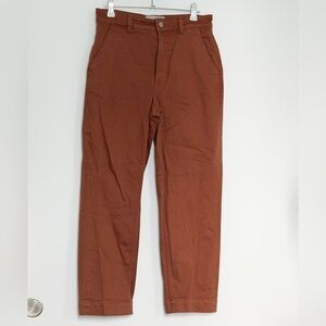 Everlane Women Rust Straight Jeans